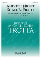 And the Night Shall Be Filled With Music SATB choral sheet music cover